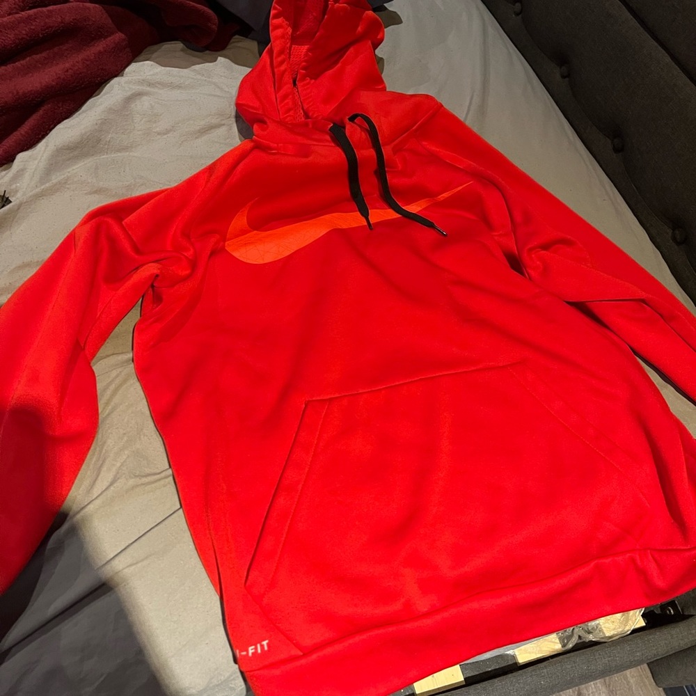 Red Nike sweatshirt dry fit